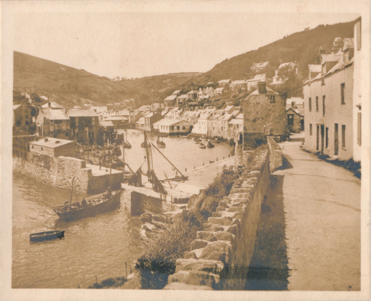 Wejście do portu – Polperro, 1927 autorstwa Unbekannt