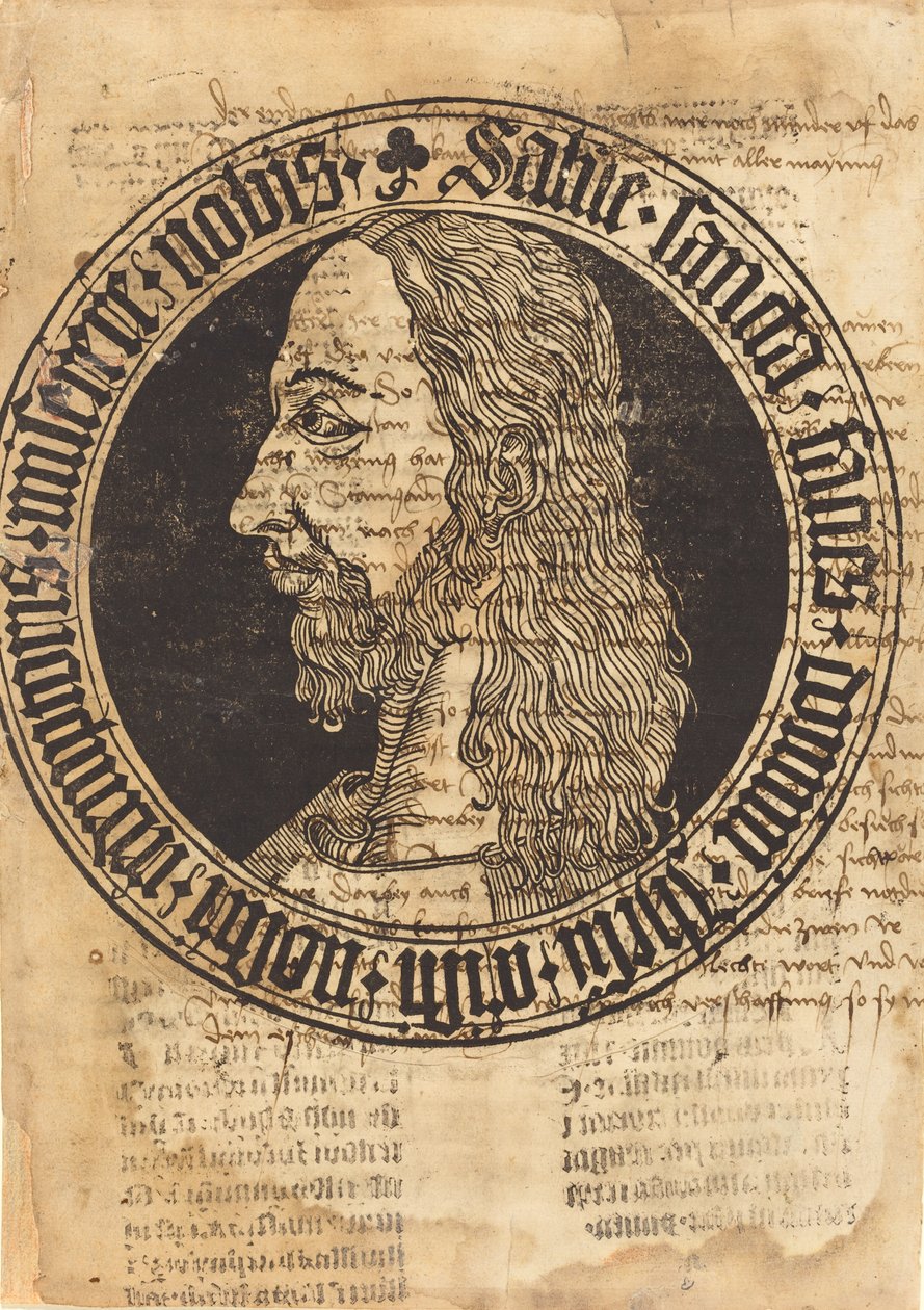 Głowa Chrystusa, c. 1500. autorstwa Unbekannt