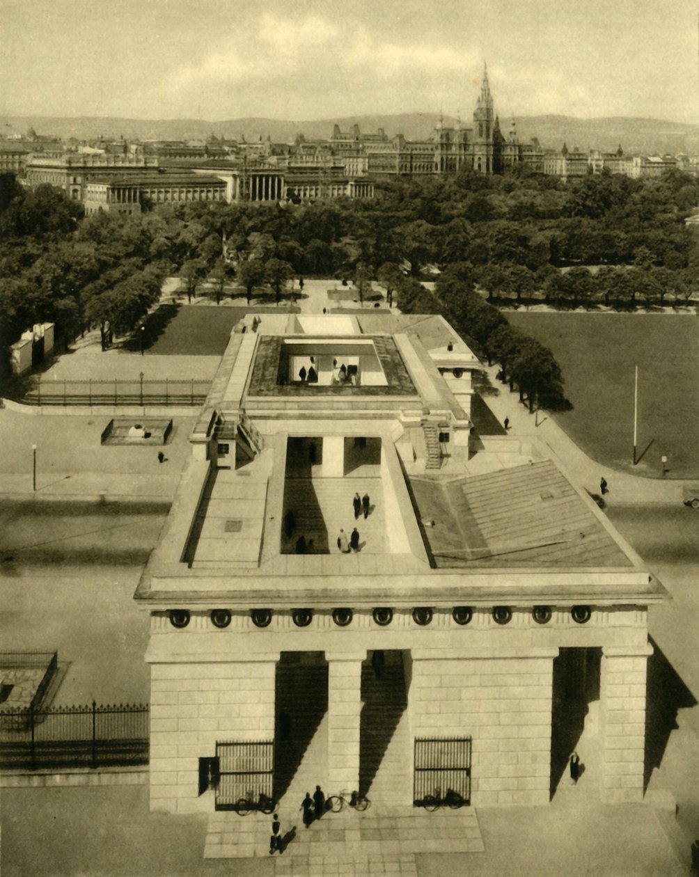 Pomnik Bohaterów, Wiedeń, Austria, c1935. autorstwa Unbekannt