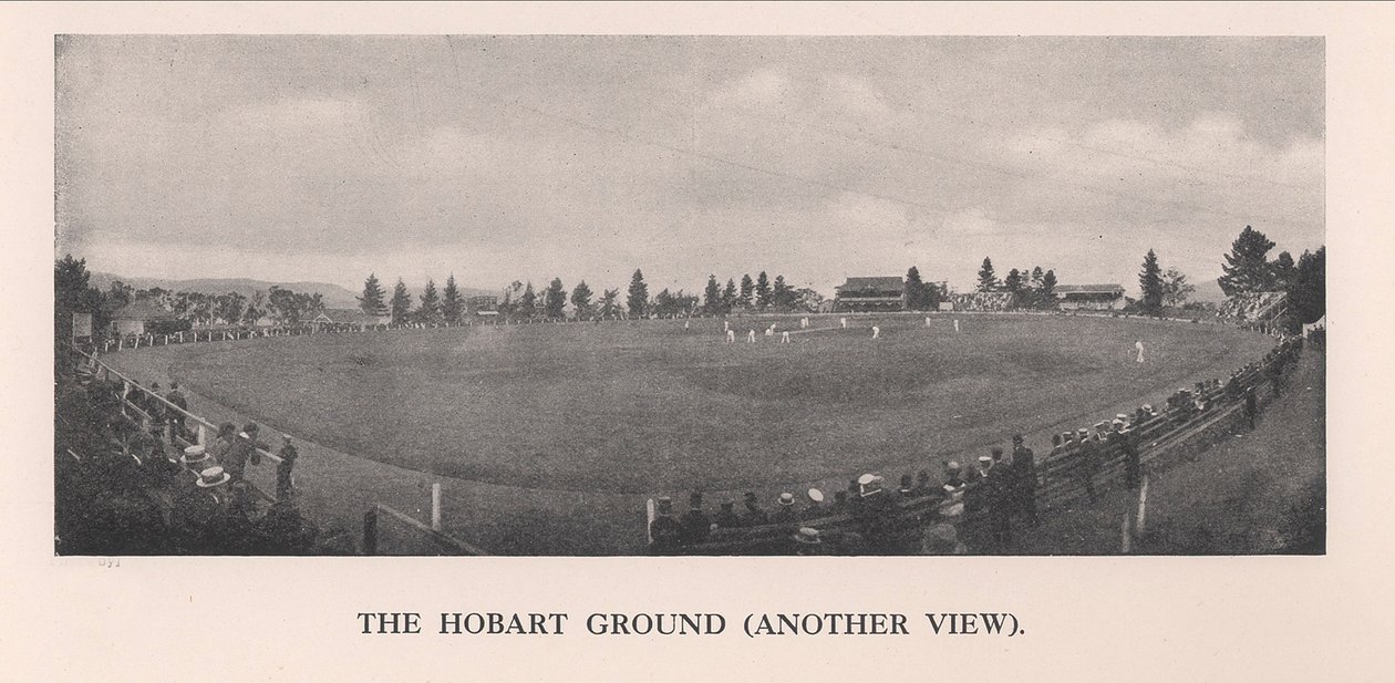 Boisko do krykieta Hobart, Tasmania, Australia, 1912 r autorstwa Unbekannt