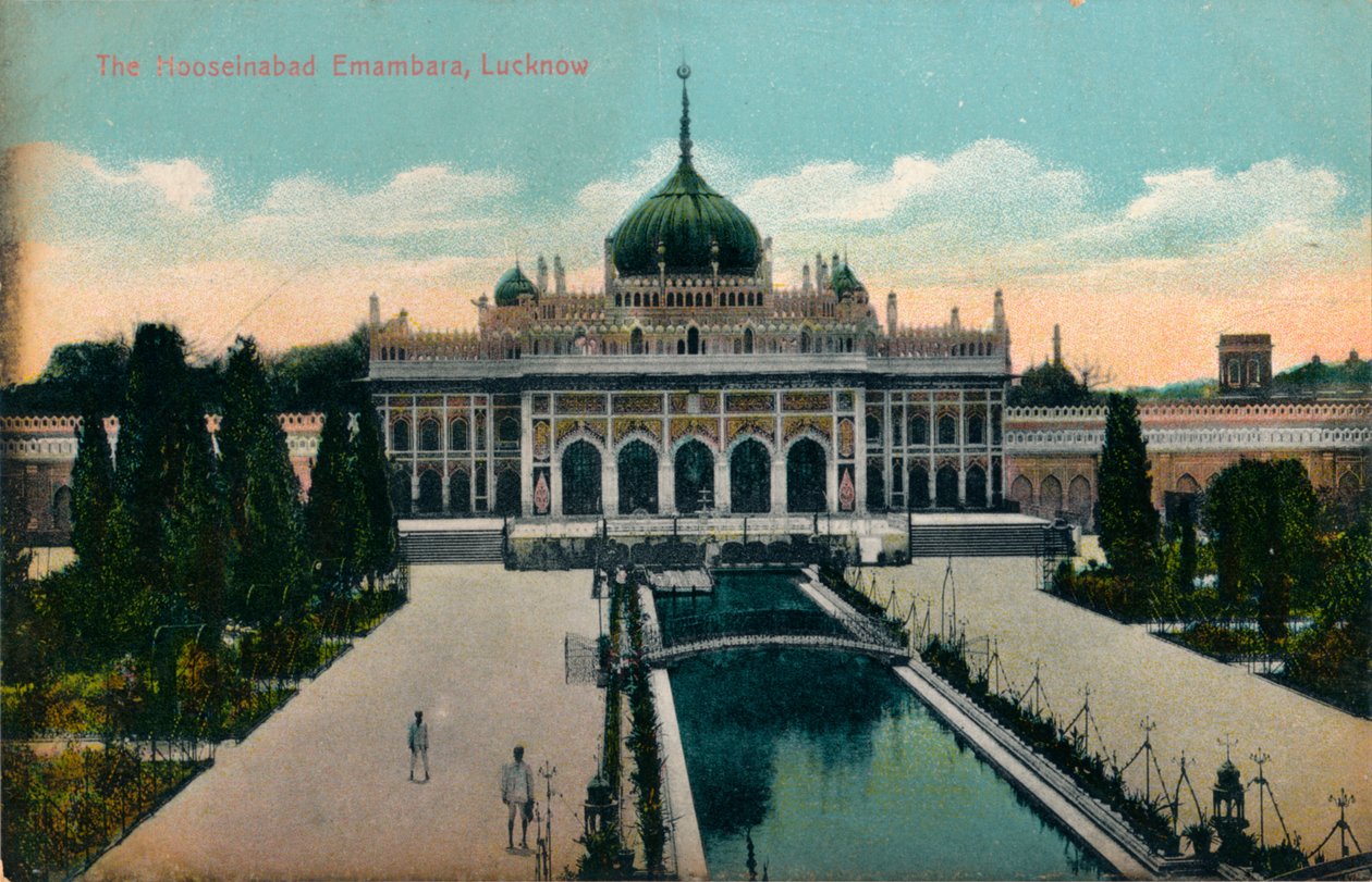 Hooseinabad Emambara, Lucknow, ok. 1900 autorstwa Unbekannt