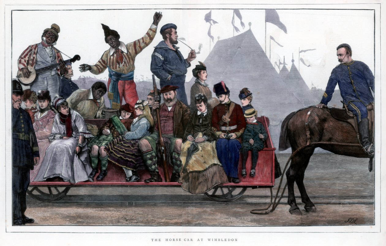 Wóz konny na Wimbledonie, 1872 autorstwa Unbekannt