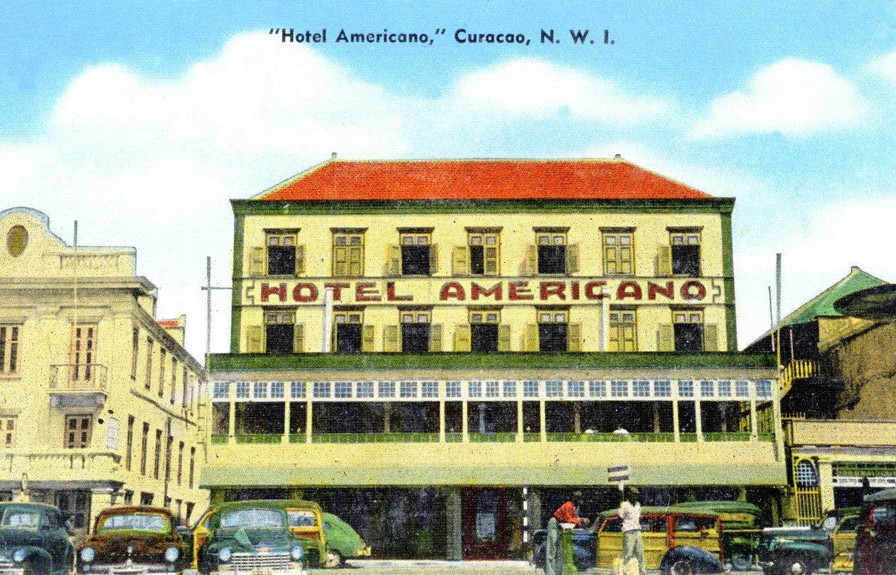 Hotel Americano, Curacao, Antyle Holenderskie, ok. 1900 autorstwa Unbekannt