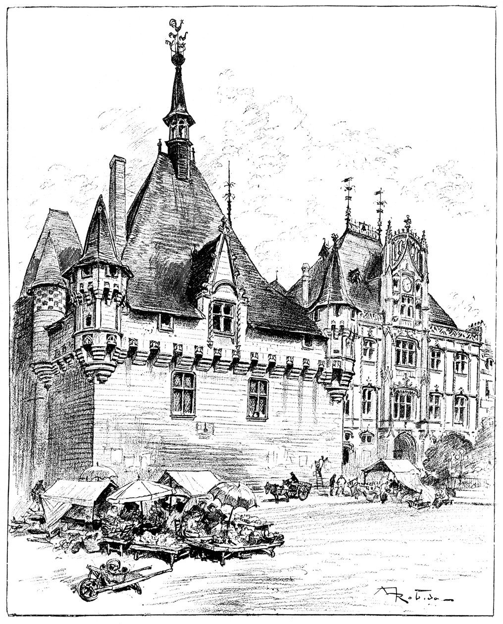 Ratusz, 1899 autorstwa Unbekannt