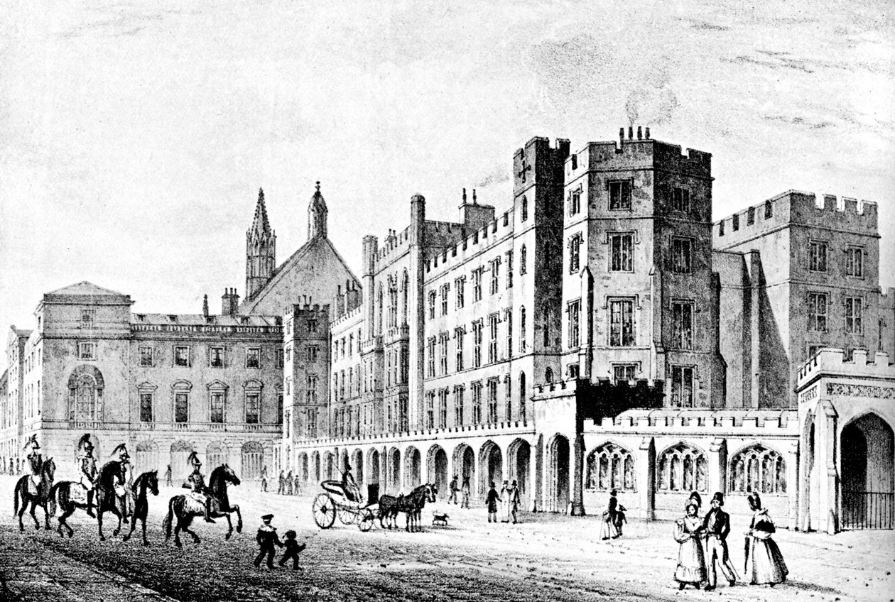 Izba Lordów i Izba Gmin, Westminster, początek XIX wieku ok. 1905 autorstwa Unbekannt