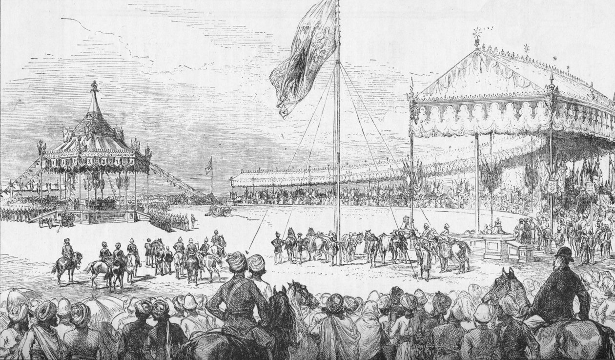 Imperial Durbar w Delhi, Indie, w dniu 1 stycznia 1877 1908 r. autorstwa Unbekannt