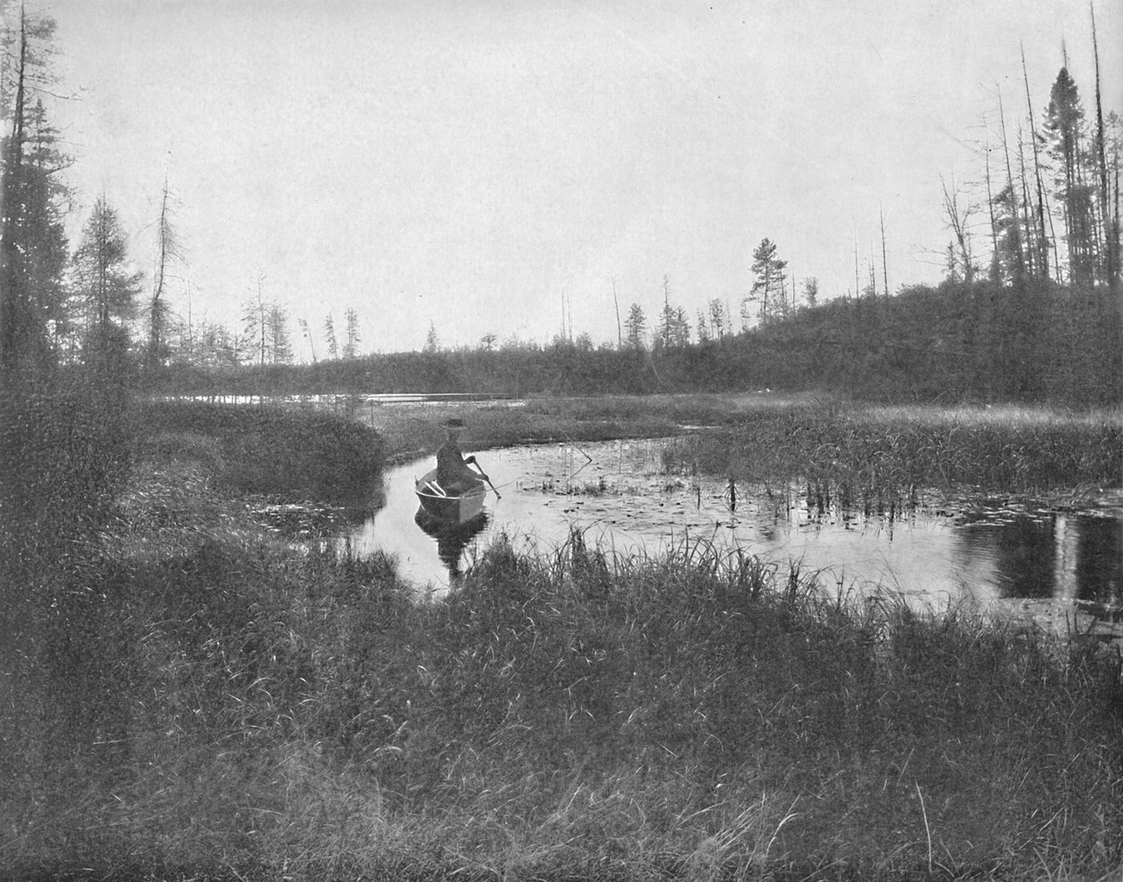 The Inlet, Thunder Lake, Wisconsin, c1897. autorstwa Unbekannt