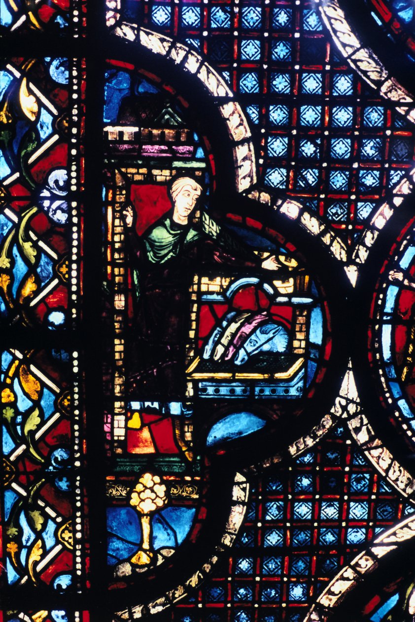 The Inn, witraż, katedra w Chartres, Francja, 1205-1215 autorstwa Unbekannt