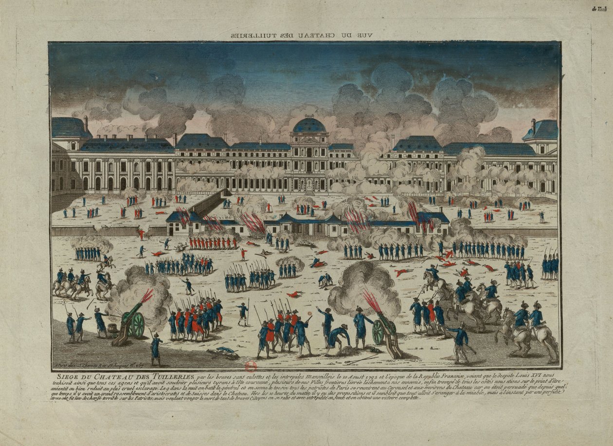 Powstanie z 10 sierpnia 1792, 1792. autorstwa Unbekannt