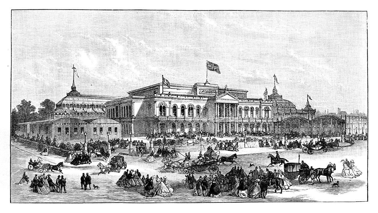 Międzynarodowa Wystawa, Dublin, Irlandia, 1865 autorstwa Unbekannt