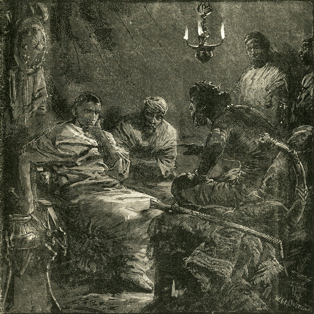 Wywiad między Bocchus i Sulla, 1890. autorstwa Unbekannt