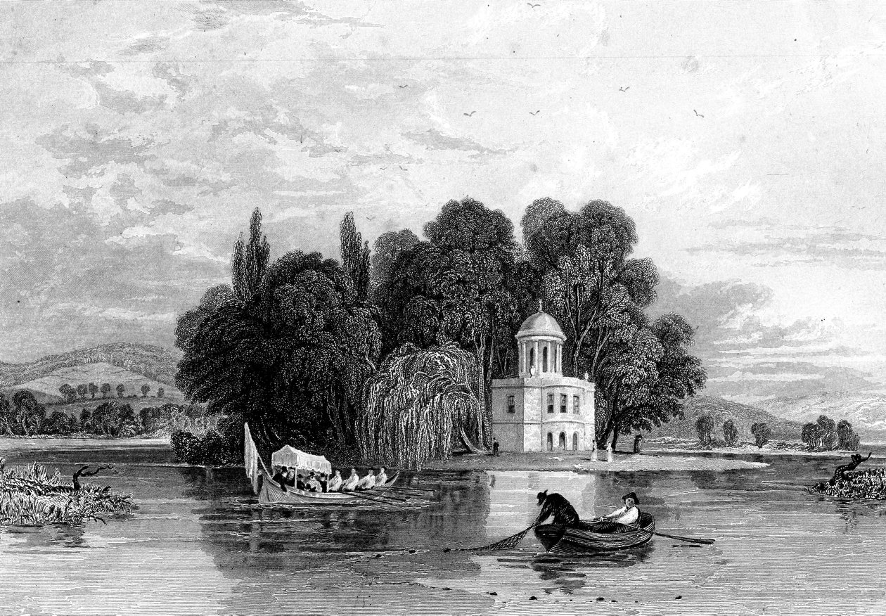Wyspa, Henley-on-Thames, Oxfordshire, 1830 autorstwa Unbekannt