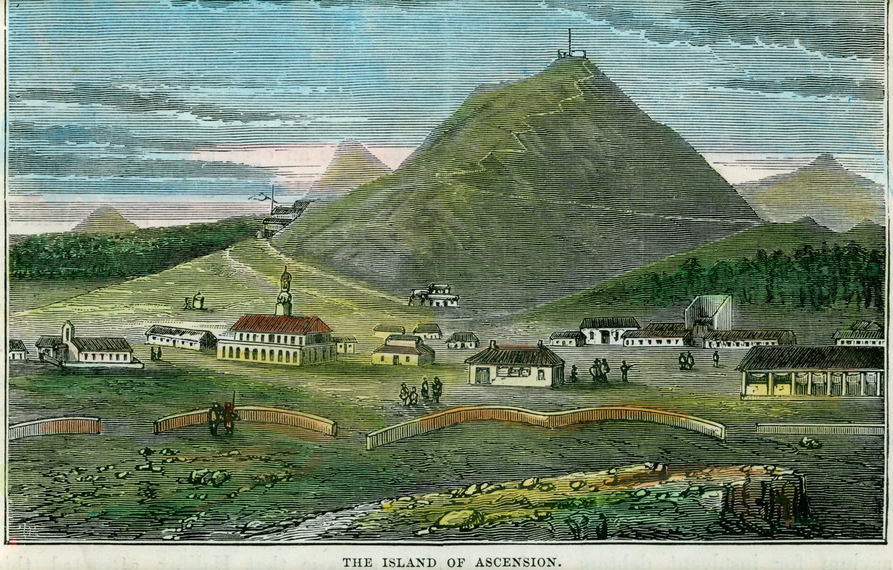 Wyspa Wniebowstąpienia, ok. 1880 autorstwa Unbekannt