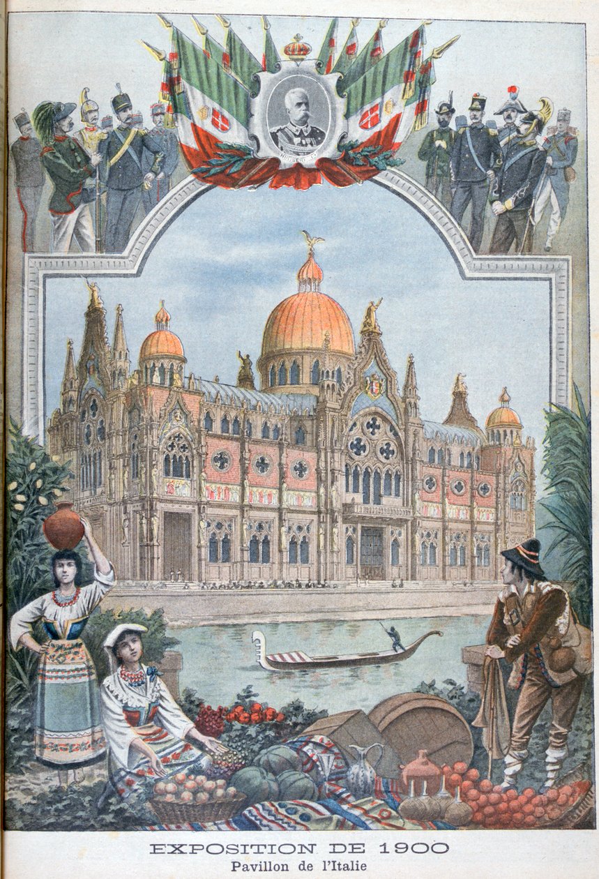 Pawilon włoski na Wystawie Powszechnej 1900, Paryż, 1900 autorstwa Unbekannt