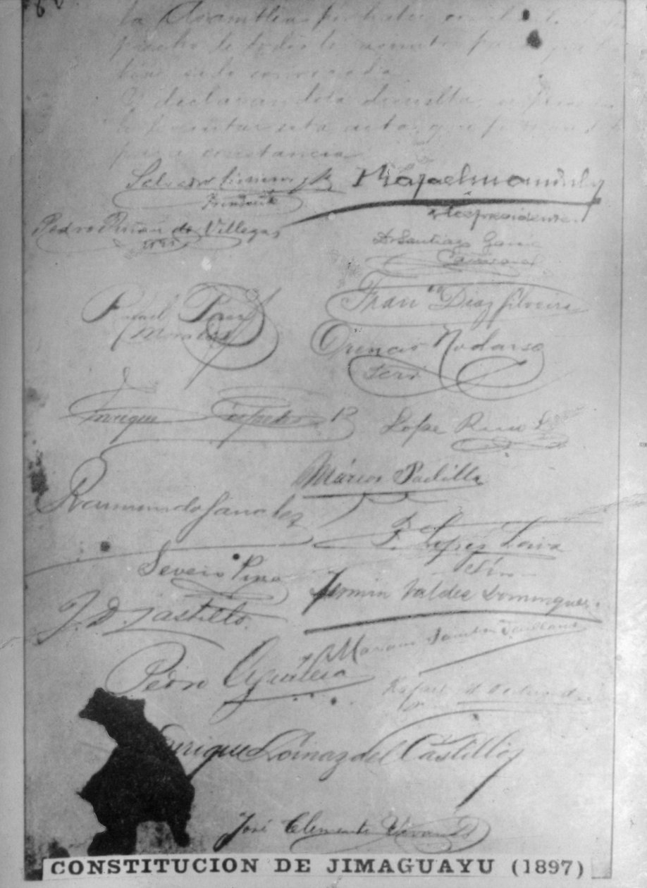 Konstytucja Jimaguayu, 1895, 1920 autorstwa Unbekannt