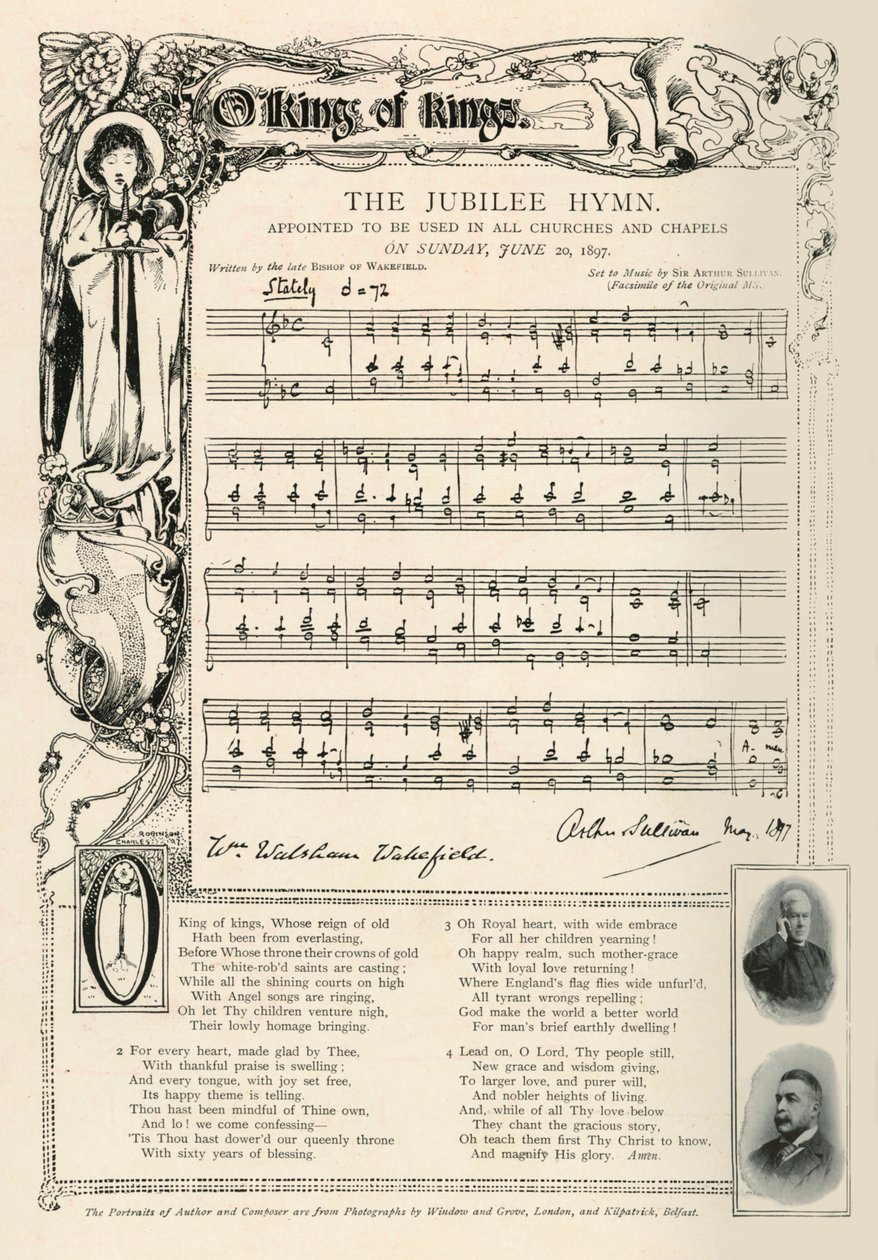 Hymn Jubileuszowy. Mianowany do użytku we wszystkich kościołach i kaplicach w niedzielę 20 czerwca 1897 r. autorstwa Unbekannt