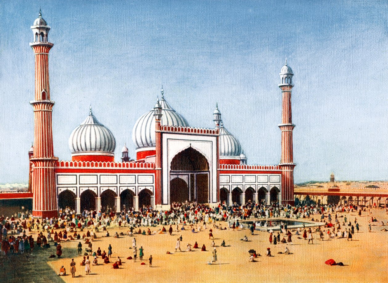 Jumma Musjid, Delhi, Indie, początek XX wieku autorstwa Unbekannt