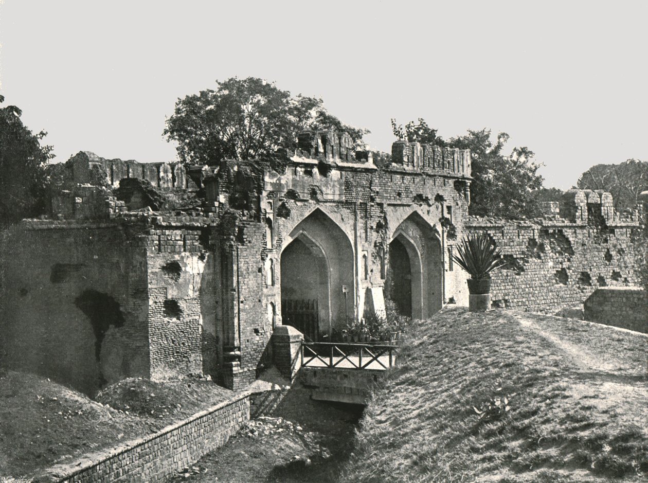 Brama Kaszmiru, Delhi, Indie, 1895. autorstwa Unbekannt