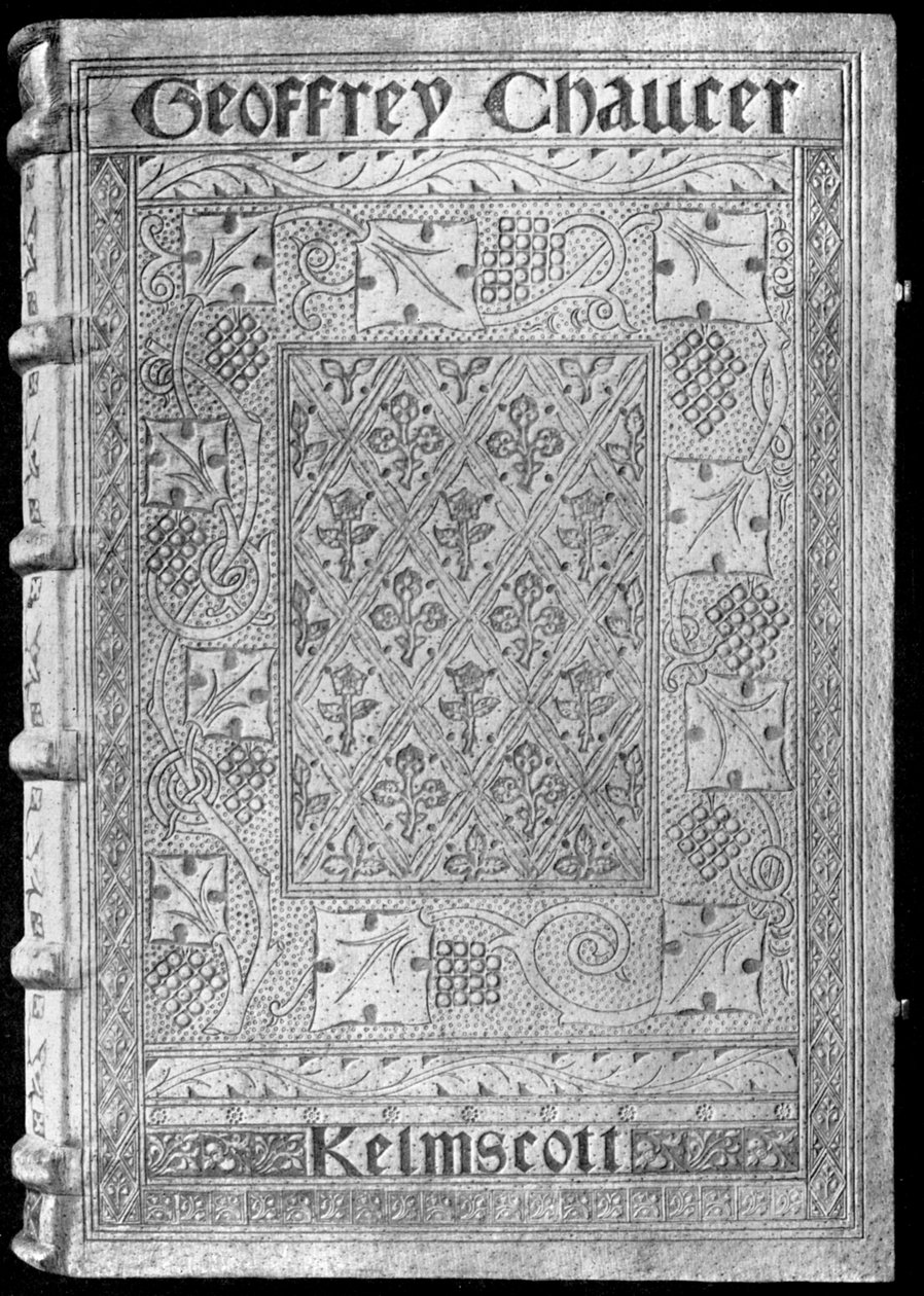 Kelmscott Chaucer, ze specjalną oprawą Williama Morrisa, 1896 1901 autorstwa Unbekannt