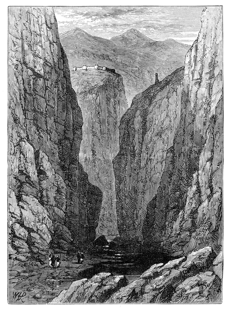 Przełęcz Chajber, Afganistan, 1900 autorstwa Unbekannt
