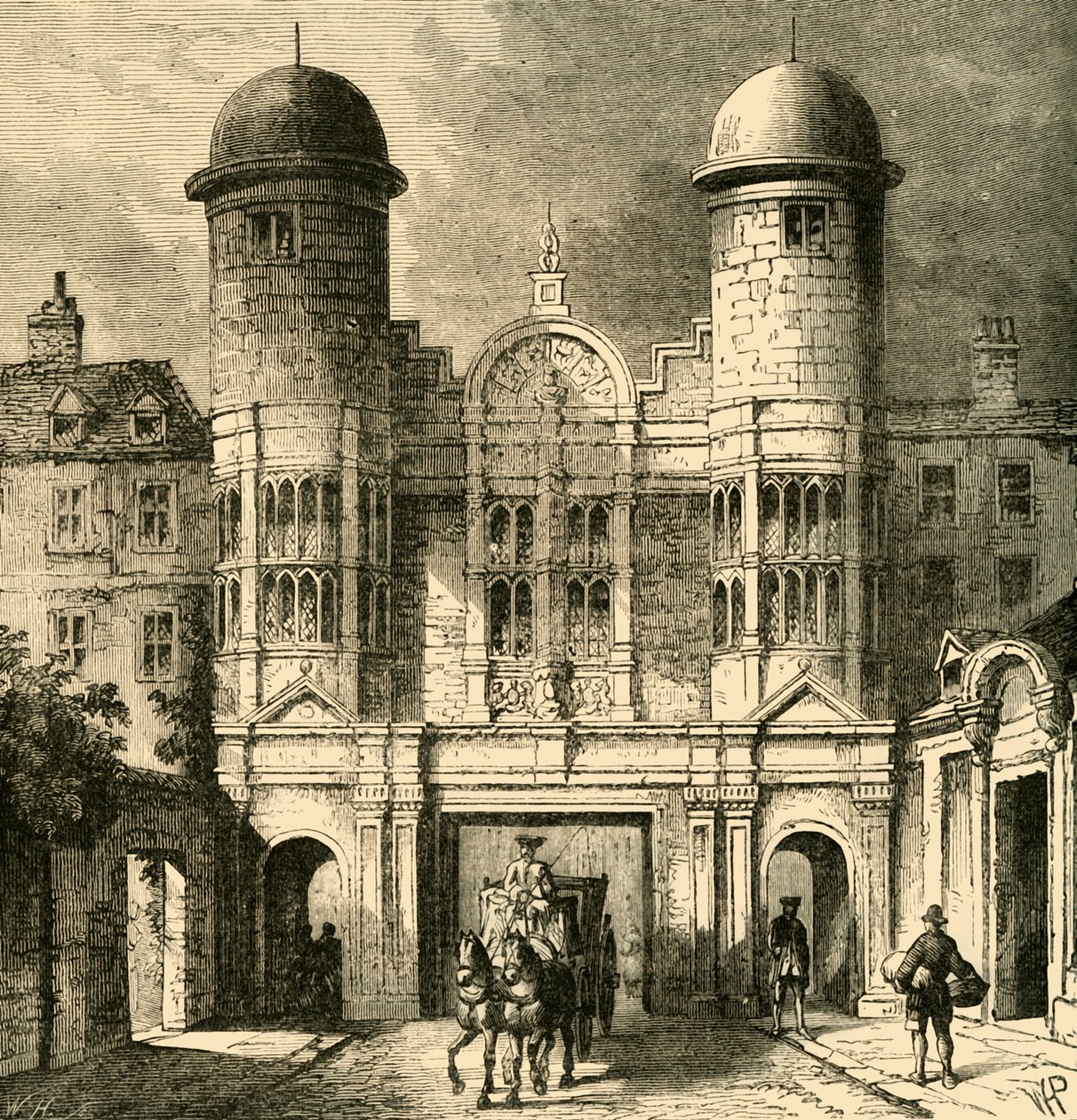 Brama King Street, Whitehall, 1881. autorstwa Unbekannt