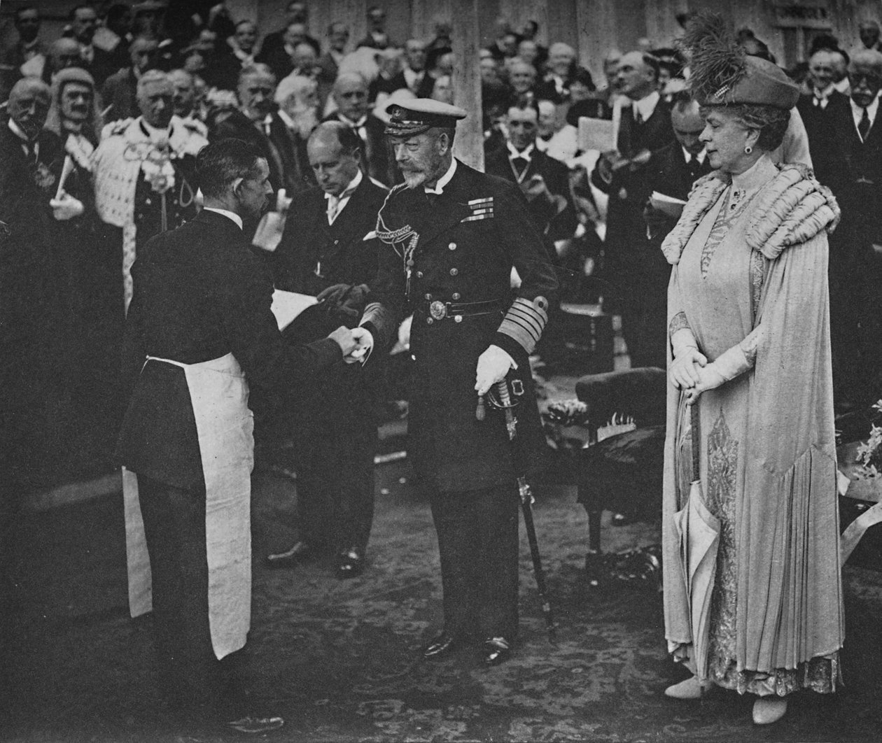 Król i mason 23 maja 1925, 1928 autorstwa Unbekannt