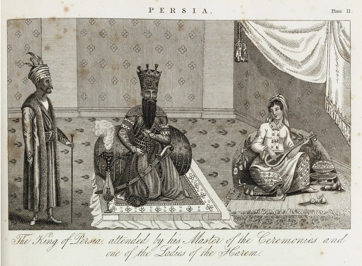 Król Persji, ok. 1810-1829 autorstwa Unbekannt
