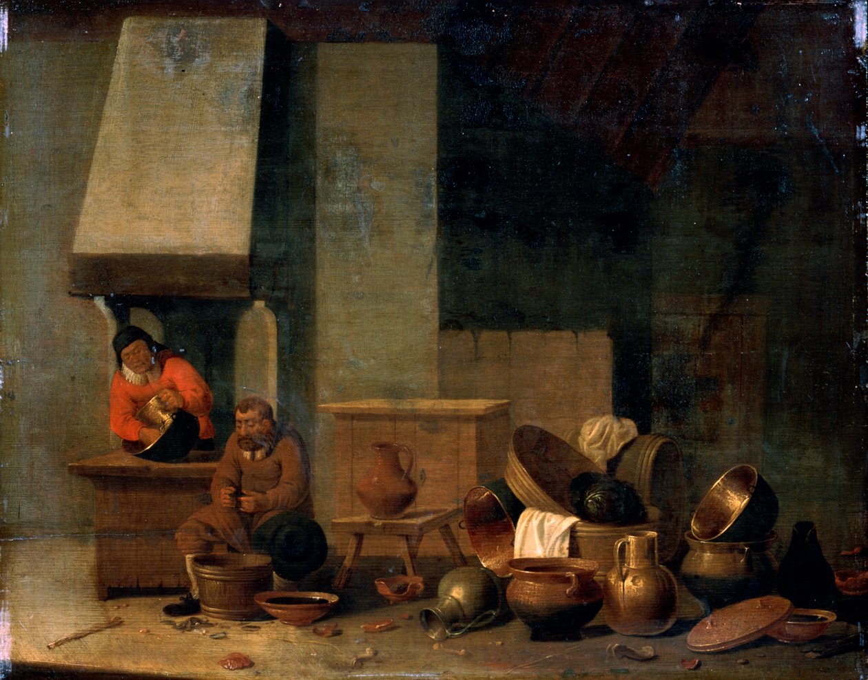 Kuchnia, XVII wiek. autorstwa Unbekannt
