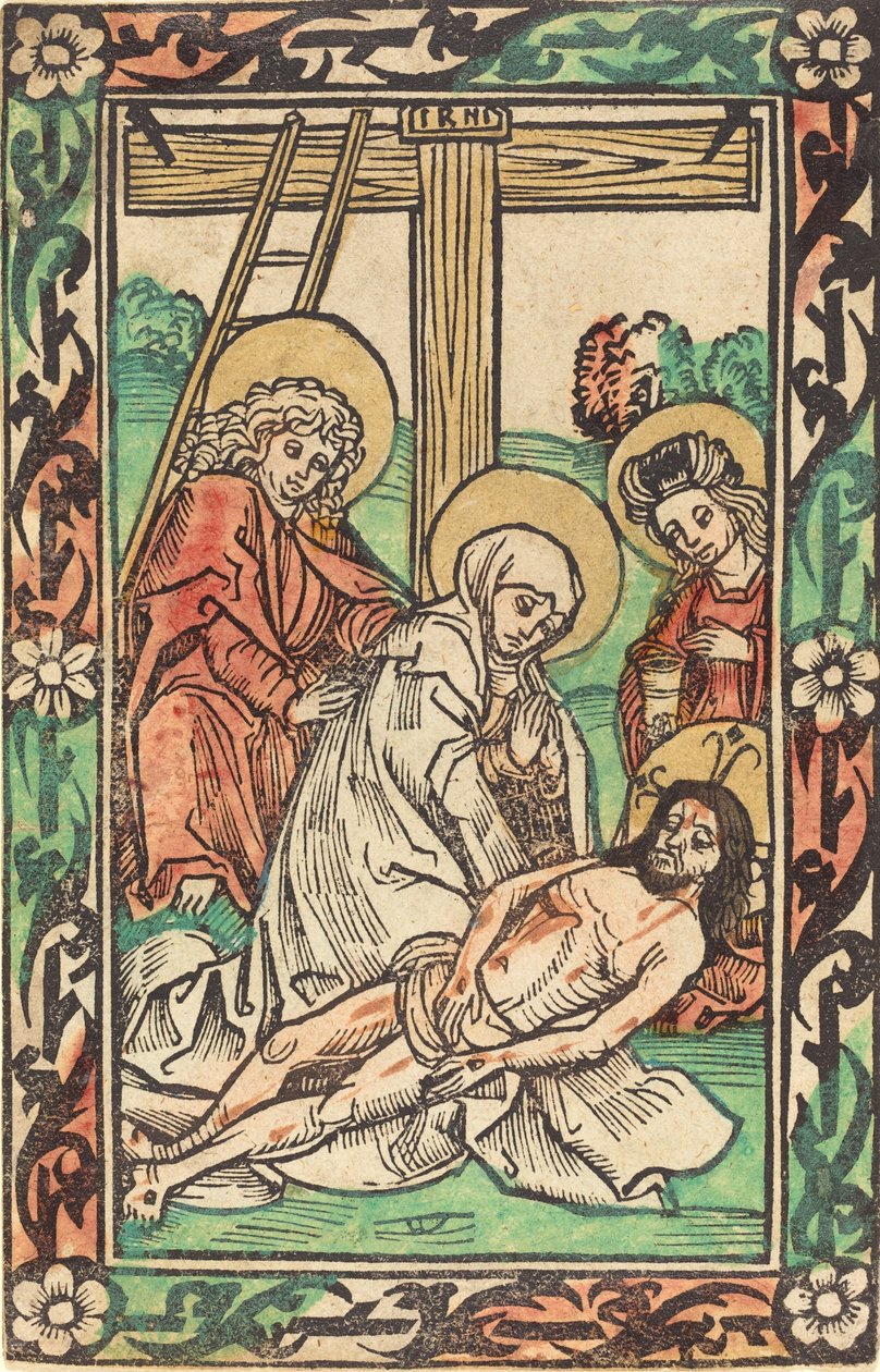 Lamentacja, c. 14801500. autorstwa Unbekannt