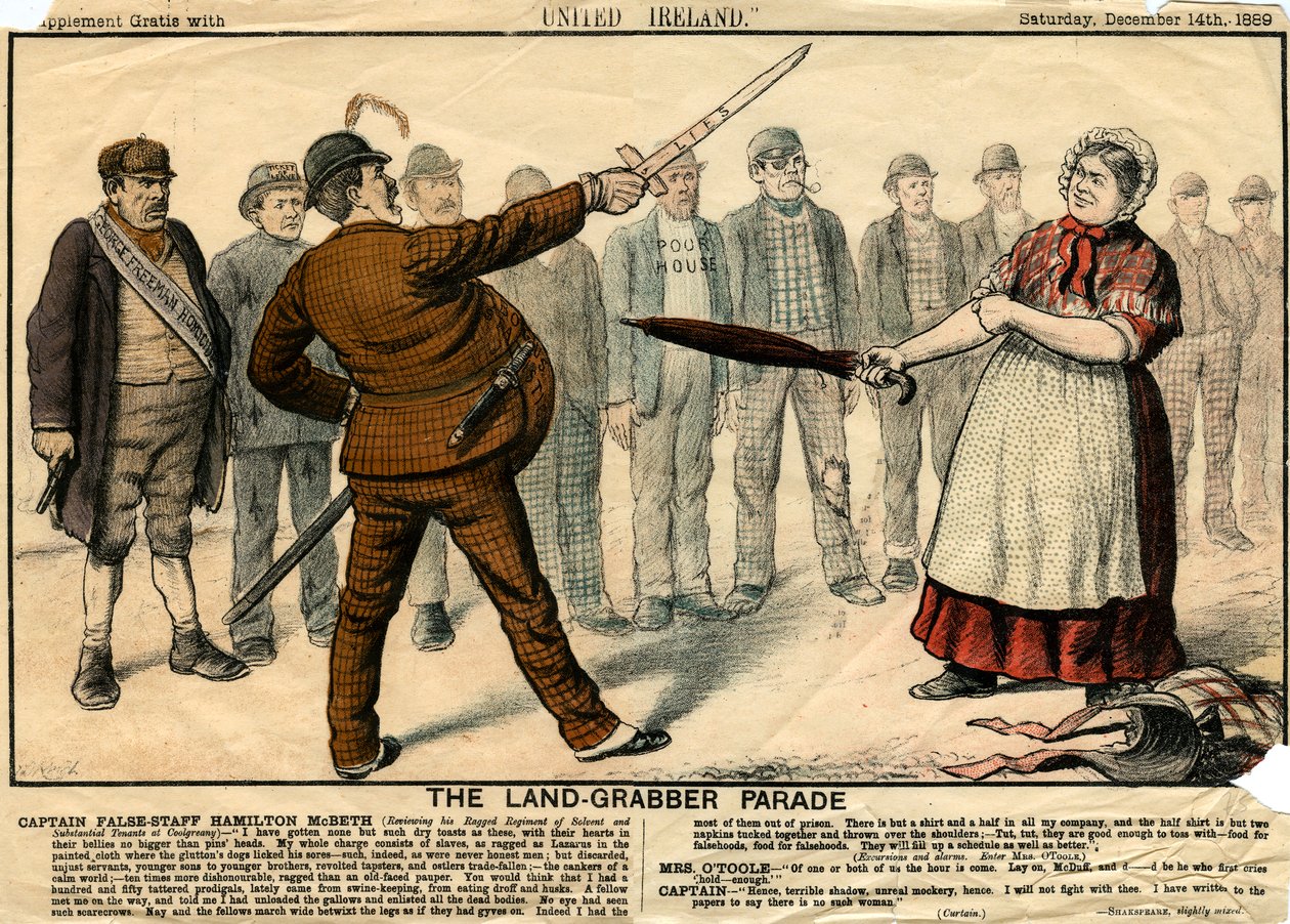 Parada grabieżców lądowych, 1889 autorstwa Unbekannt
