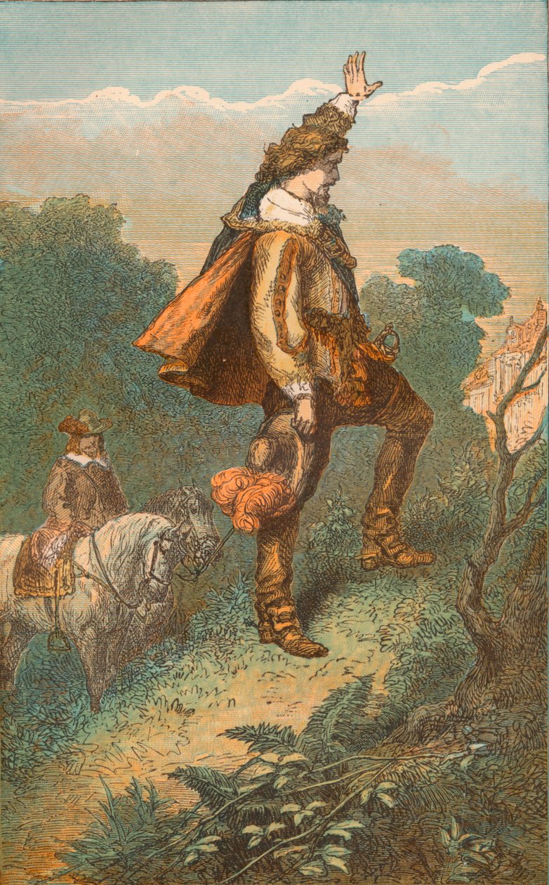 Ostatnie spojrzenie na dom, 1633-1701, c1910 autorstwa Unbekannt