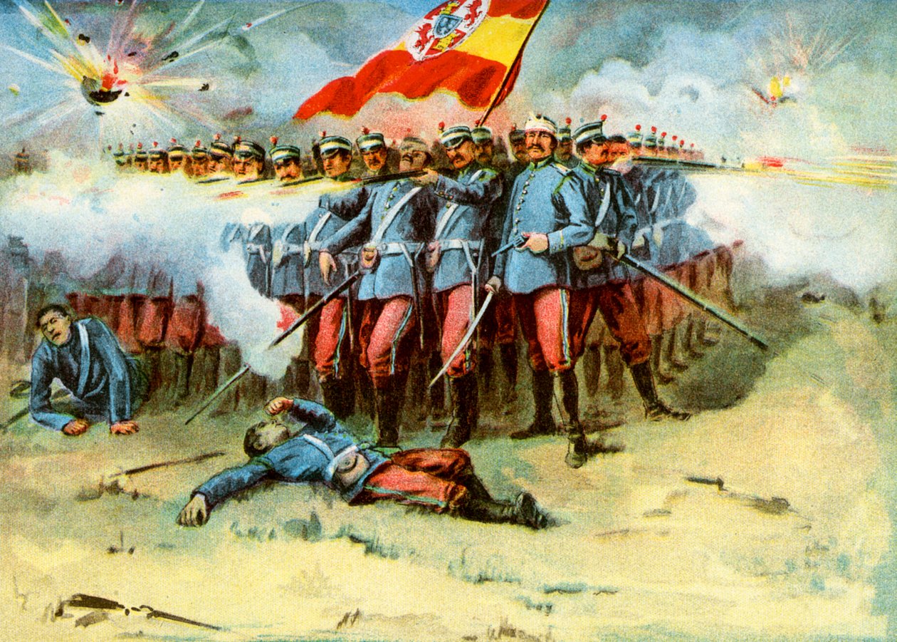 Ostatni bastion, plac hiszpańskiej piechoty, wojna hiszpańsko-amerykańska, 1898 autorstwa Unbekannt