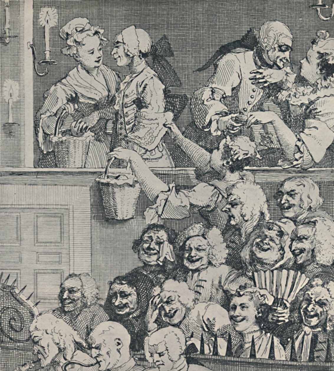 Roześmiana publiczność, 1733, 1920 autorstwa Unbekannt