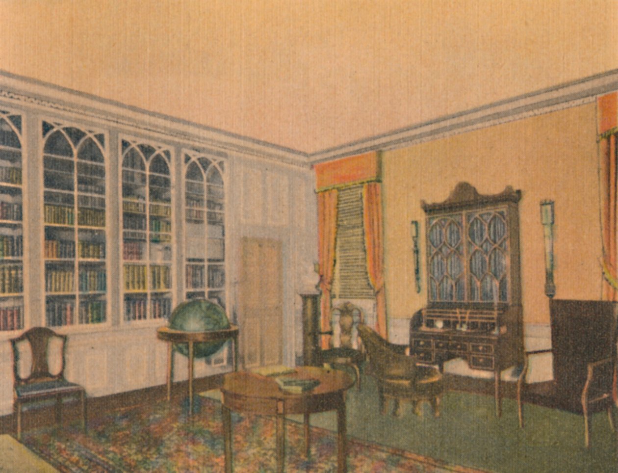 Biblioteka, 1946 autorstwa Unbekannt