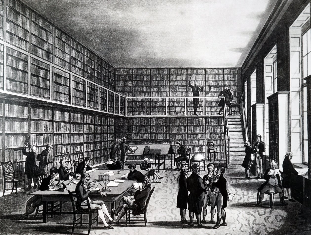 Biblioteka Instytucji Królewskiej, ul. Albemarle autorstwa Unbekannt