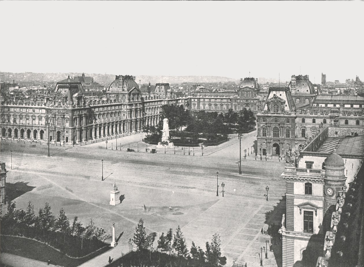 Luwr, Paryż, Francja, 1895. autorstwa Unbekannt