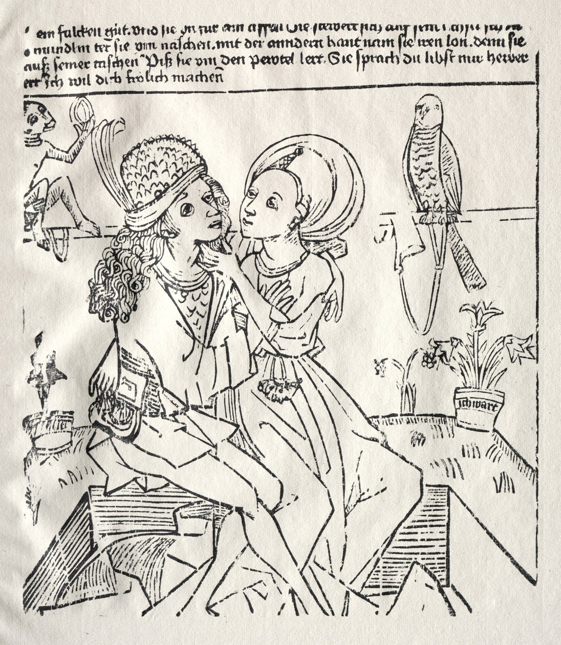Kochankowie, ok. 1470. autorstwa Unbekannt
