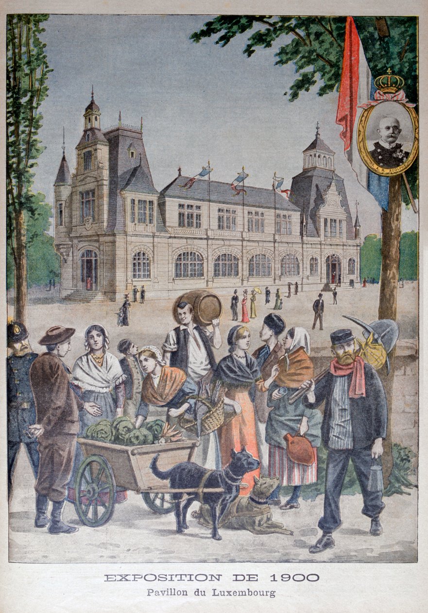 Pawilon Luksemburski na Wystawie Powszechnej 1900, Paryż, 1900 autorstwa Unbekannt
