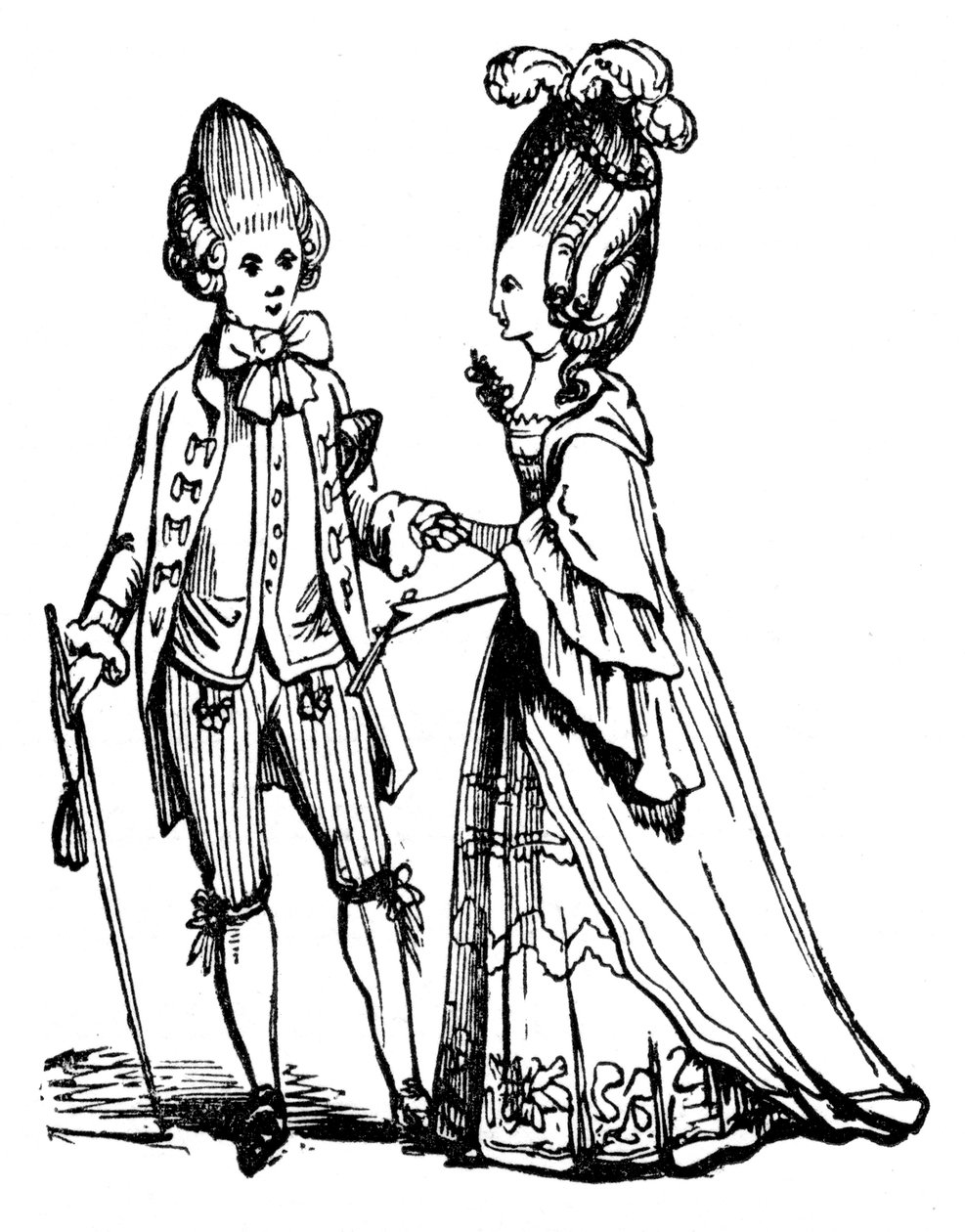 Makaronie, 1772, 1910 autorstwa Unbekannt