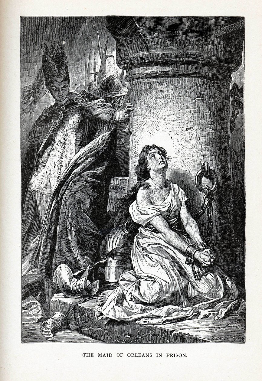 Pokojówka orleańska w więzieniu, 1882 r. autorstwa Unbekannt