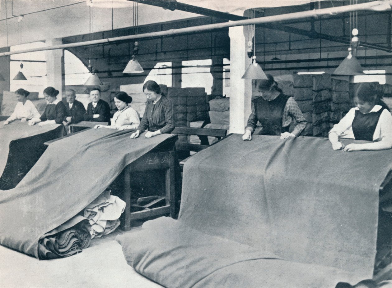 The Making of khaki: badanie gotowego materiału, c1914. autorstwa Unbekannt