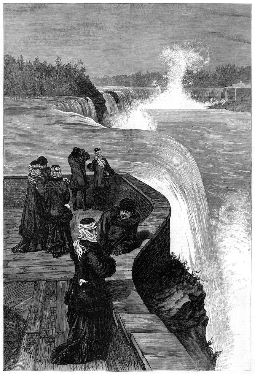 Markiz i markiza Lorne w Niagara Falls, Kanada, 1879 r autorstwa Unbekannt