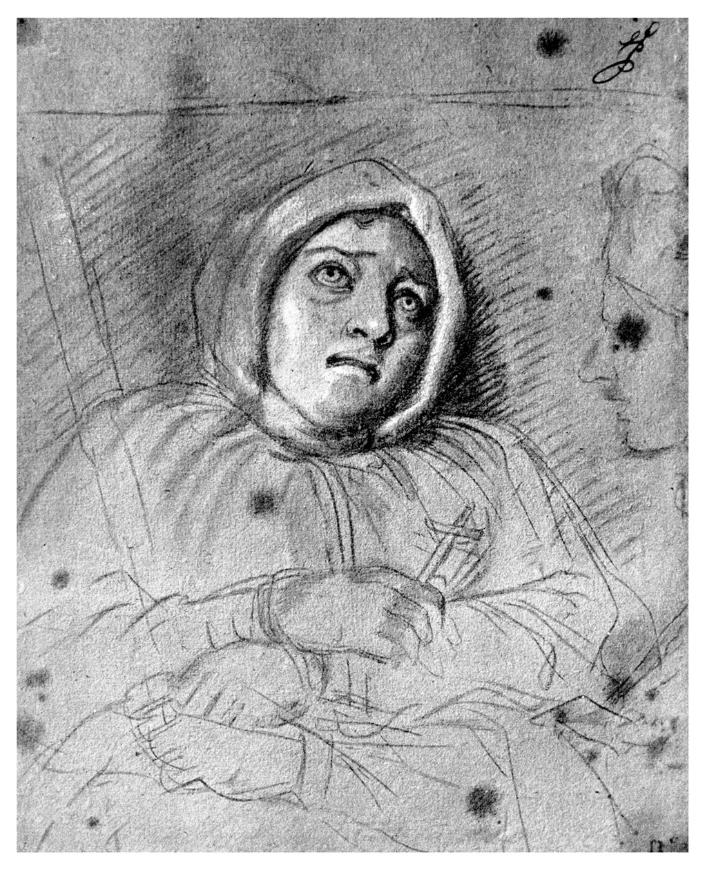 Markiza de Brinvilliers przed egzekucją, 1676 1956 autorstwa Unbekannt