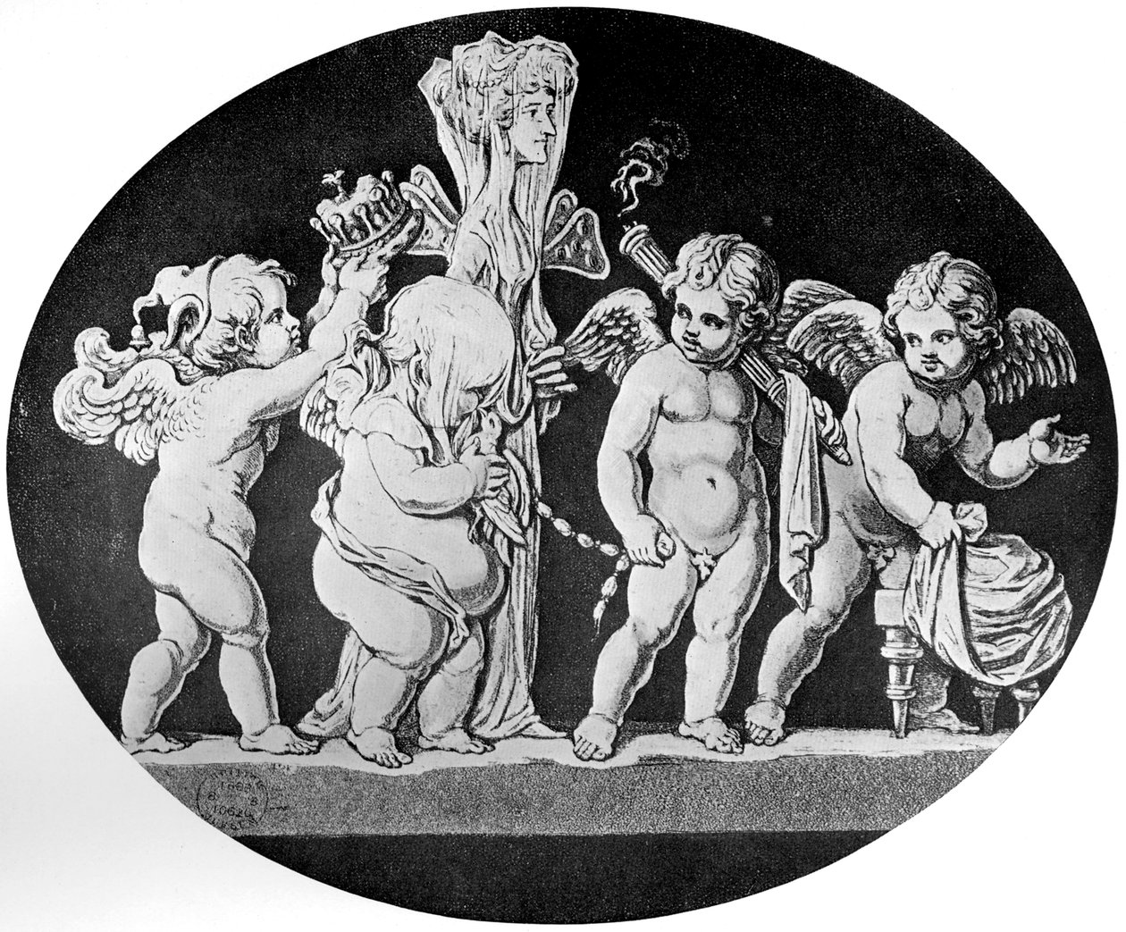 Wesele Kupidyna i Psyche, 1797 autorstwa Unbekannt