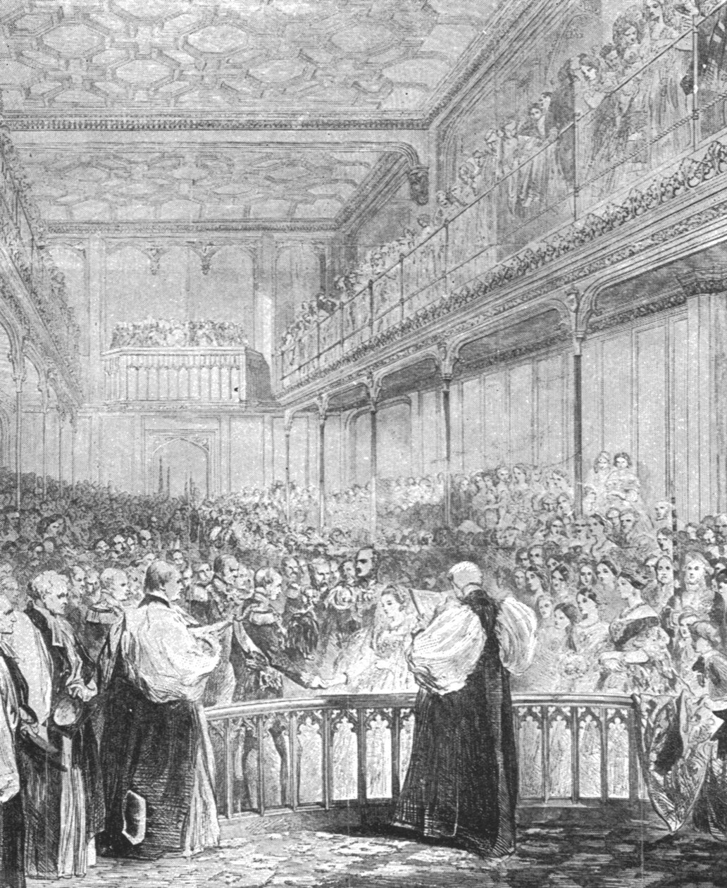 Małżeństwo księżnej królewskiej z księciem pruskim Fryderykiem Wilhelmem...1858, 1901. autorstwa Unbekannt
