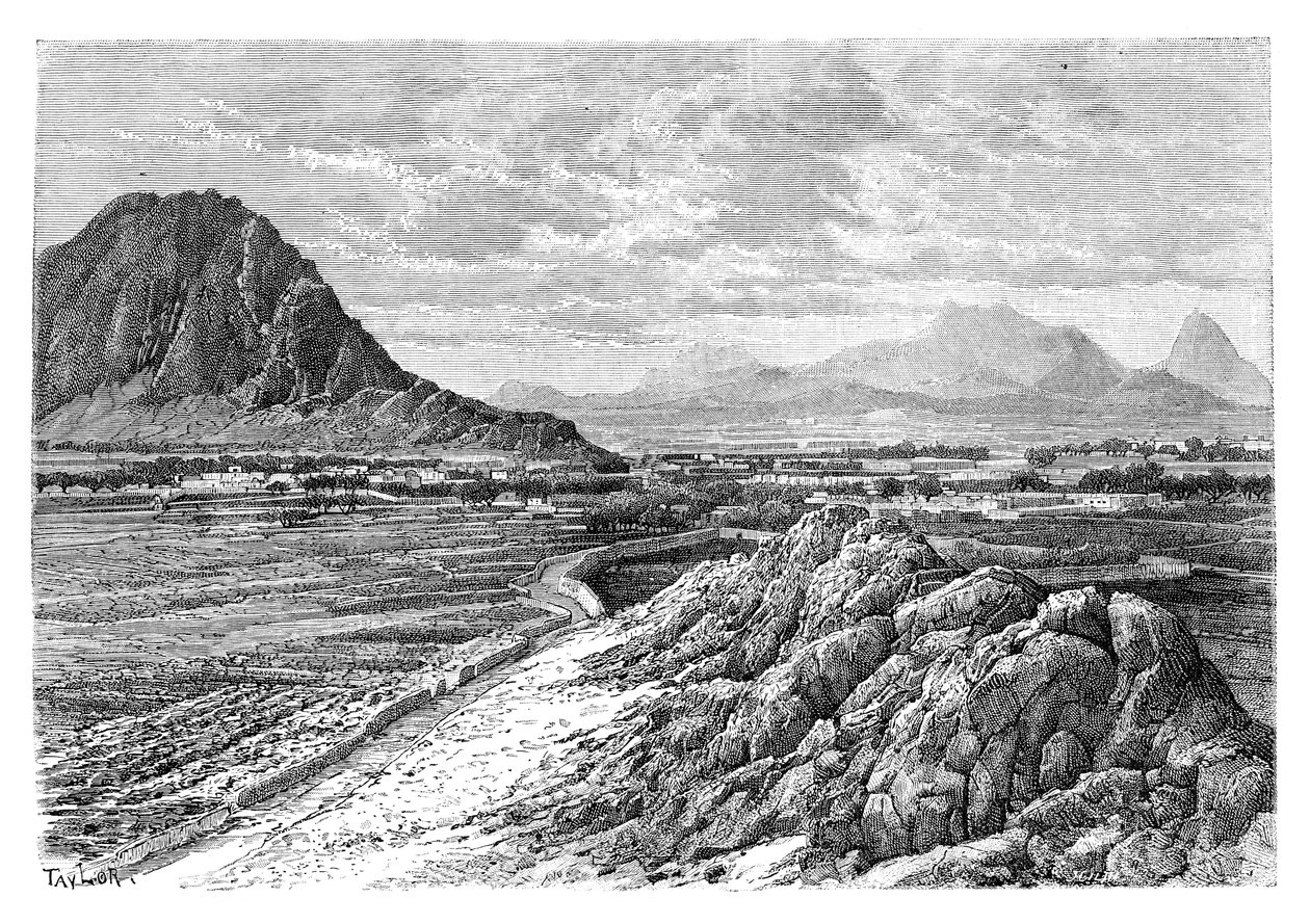 Przełęcz Marsha, na północ od Kandaharu, Afganistan, 1895 r autorstwa Unbekannt