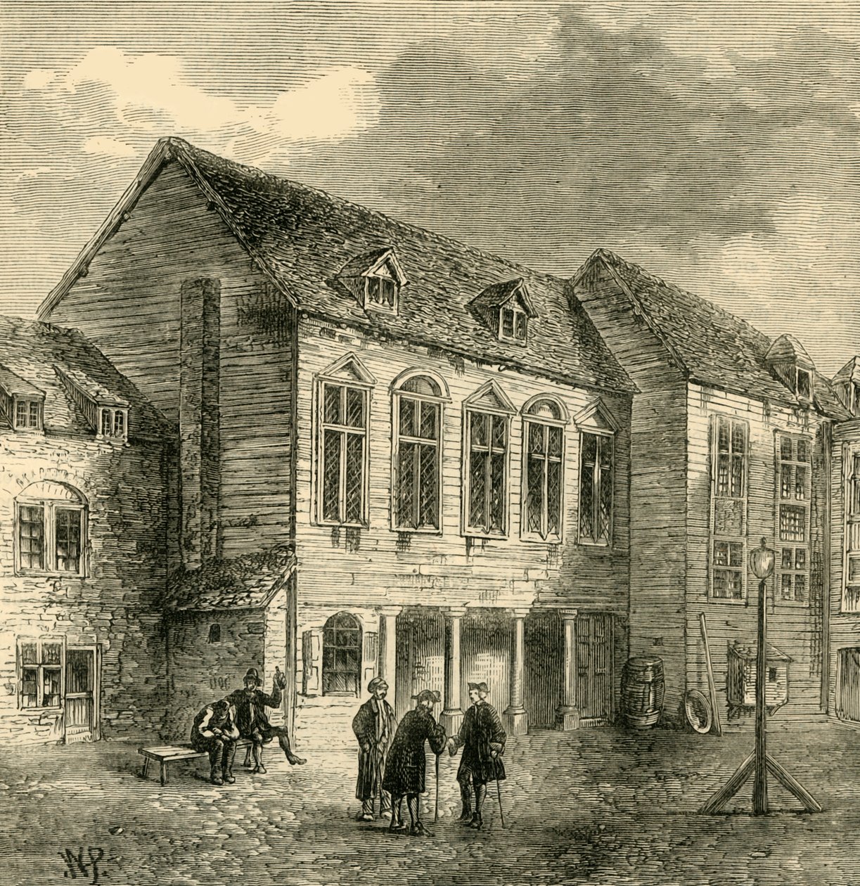 Więzienie Marshalsea, XVIII wiek, ok. 1878 r. autorstwa Unbekannt