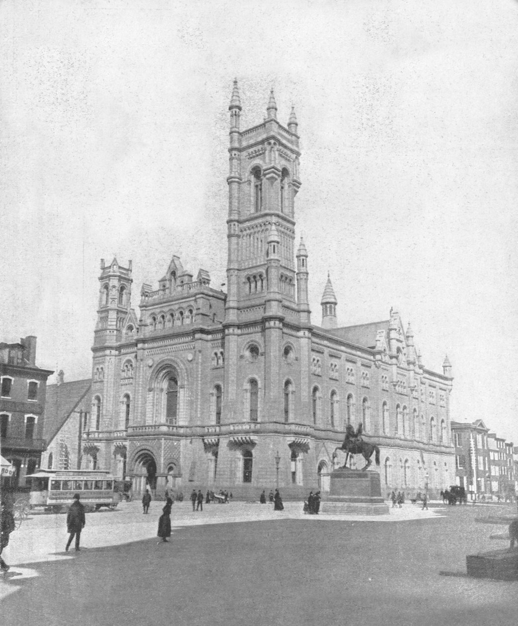 Świątynia masońska, Filadelfia, USA, ok. 1900. autorstwa Unbekannt