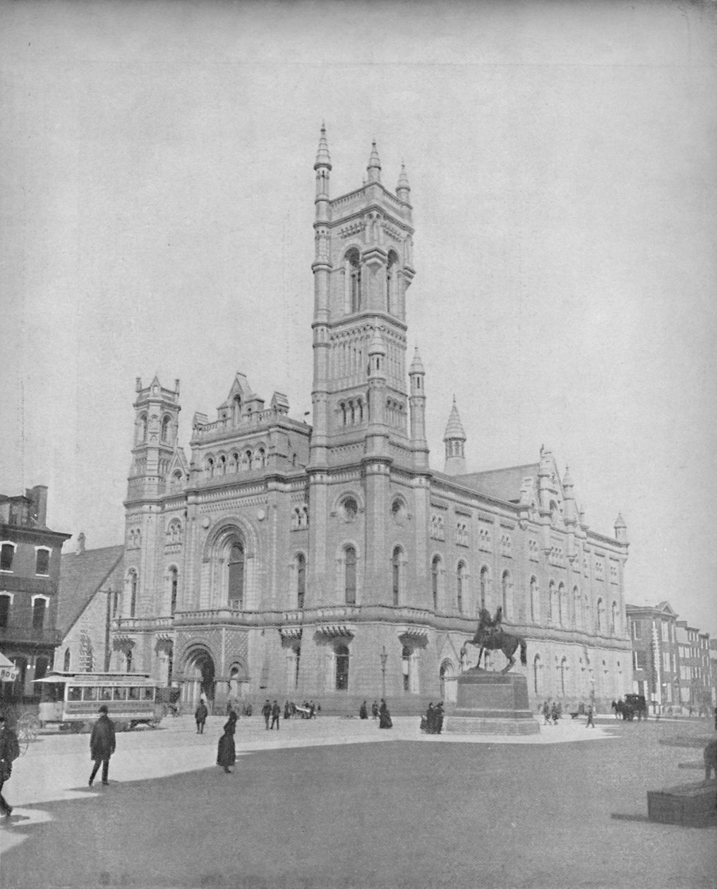 Świątynia masońska, Filadelfia, ok. 1897. autorstwa Unbekannt