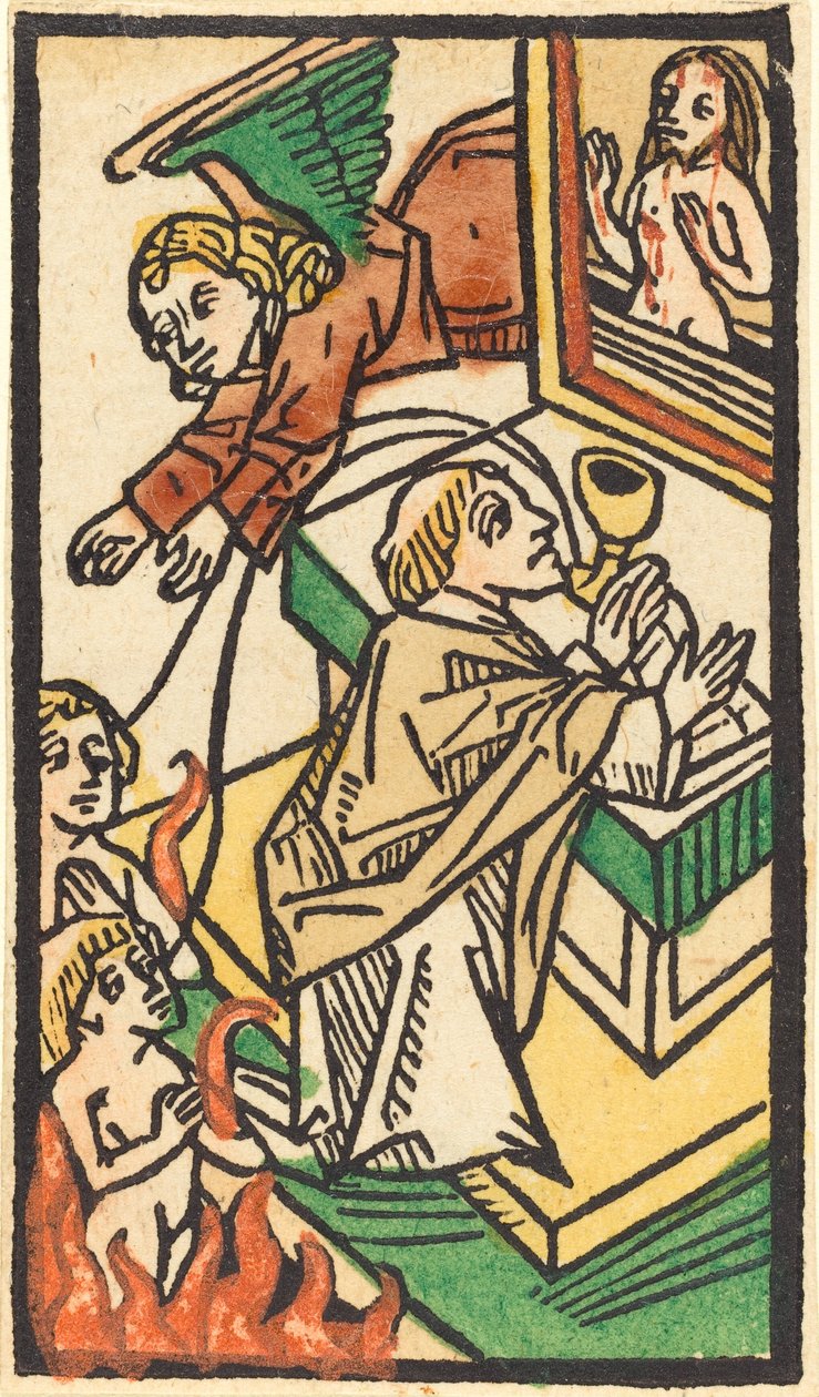 Msza św. Grzegorza, 14701480. autorstwa Unbekannt